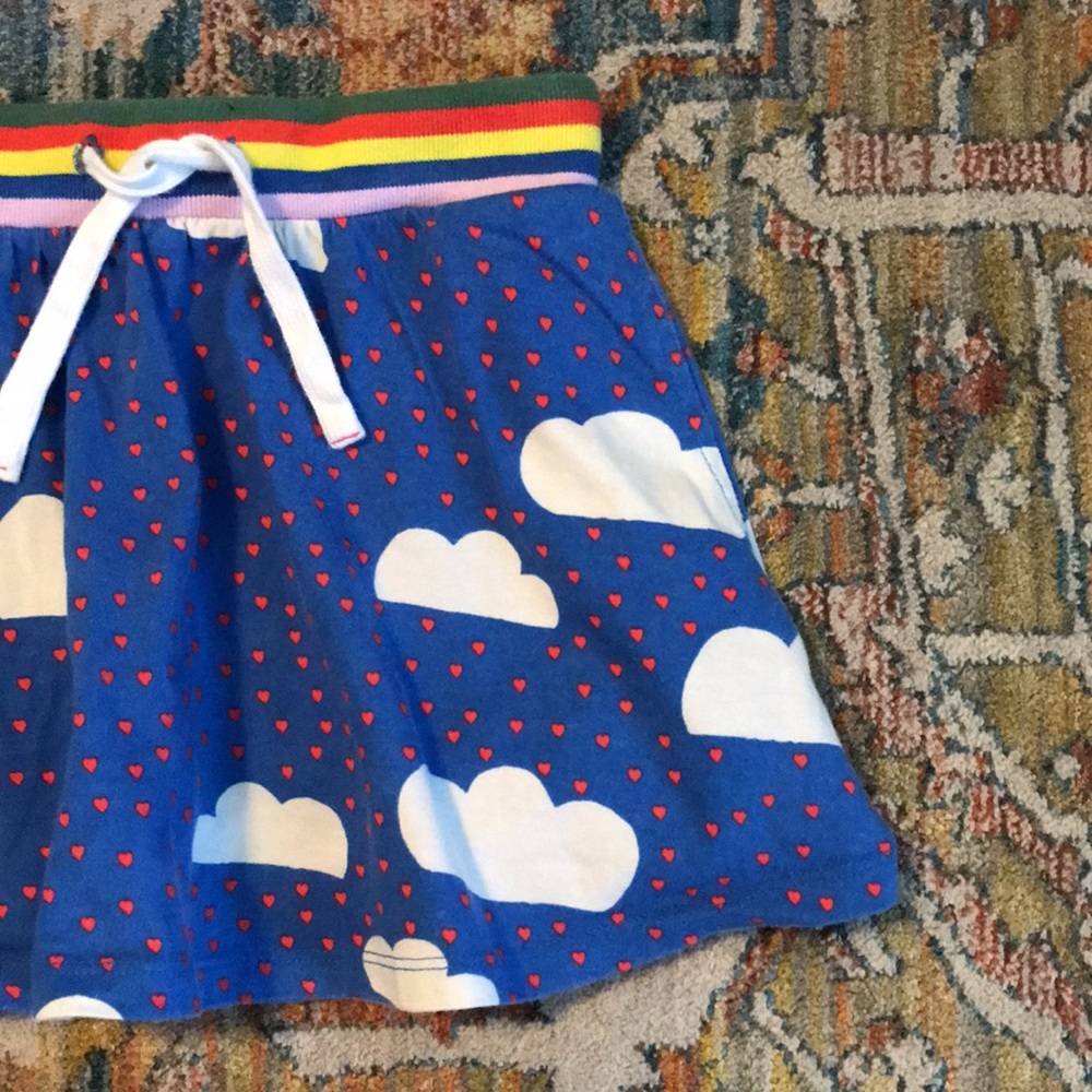 Mini Boden Print Jersey Skort in MULTICOLOR (4-5Y) - Picture 5 of 8